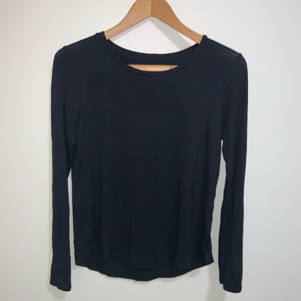 Aeropostale Seriously Soft Black Long Sleeve Top